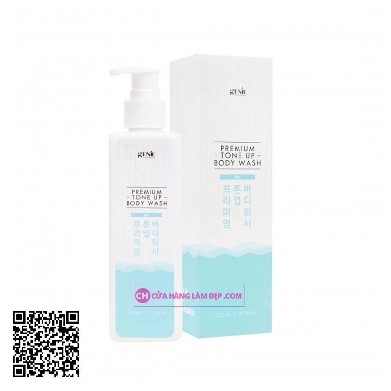 Sữa Tắm Trắng Da Genie Premium Tone Up Body Wash của Hàn Quốc